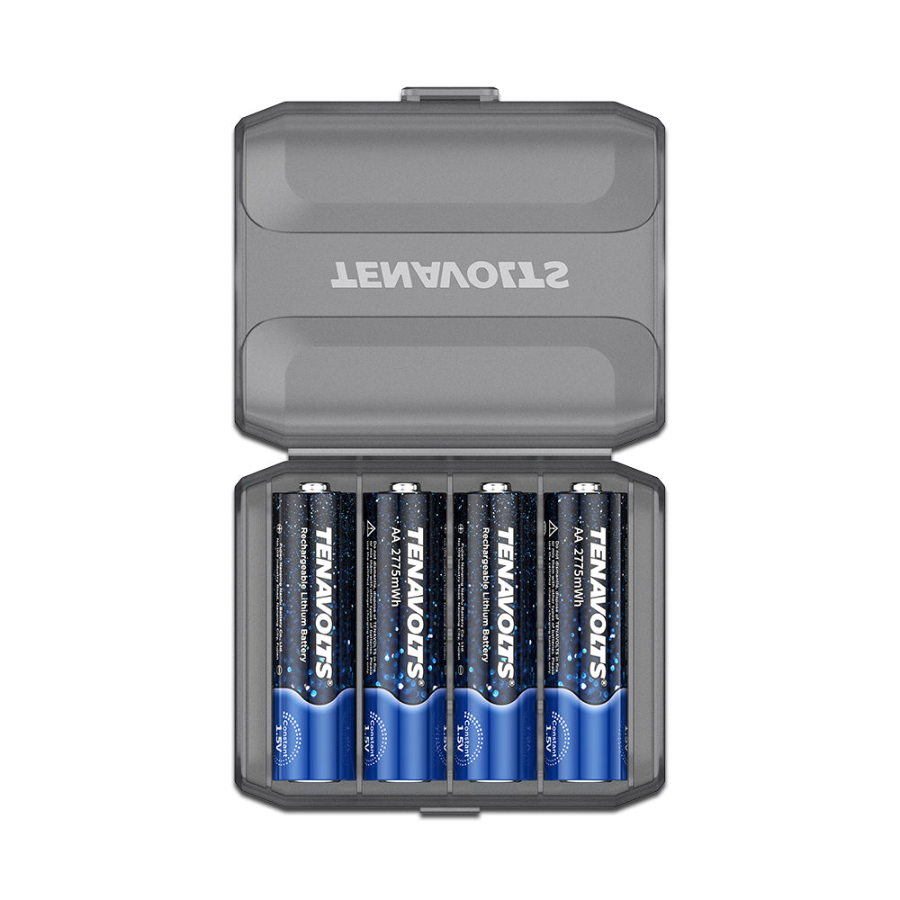 AmpTORRENT Rechargeable Lithium AA Batteries - 4-Pack