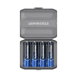 TENAVOLTS Lithium Rechargeable AA Battery, 4 Counts